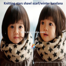 New Arrival cashmere+wool neck warmer/shiny magic knitted scarf